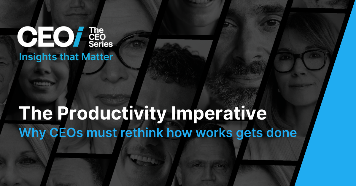 The Productivity Imperative